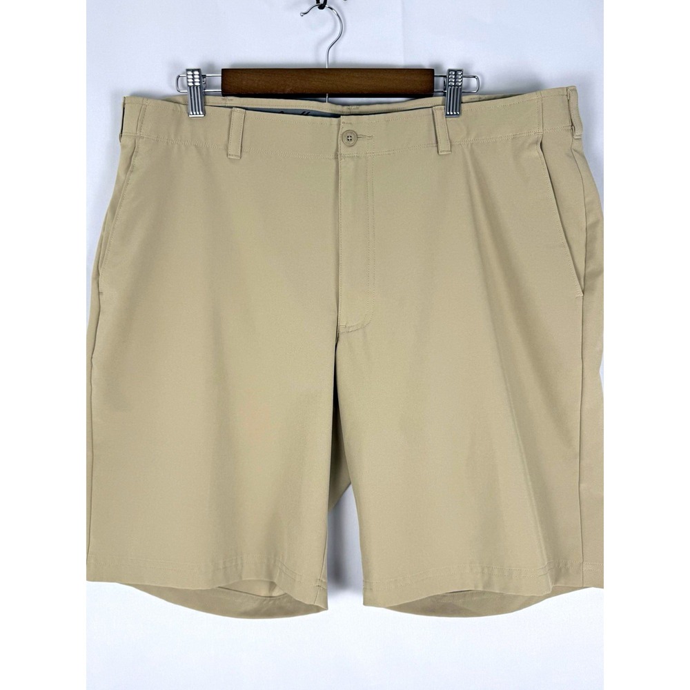 Ben Hogan Men's Khaki Golf Shorts Beige Performance Stretch Approx 42 Waist